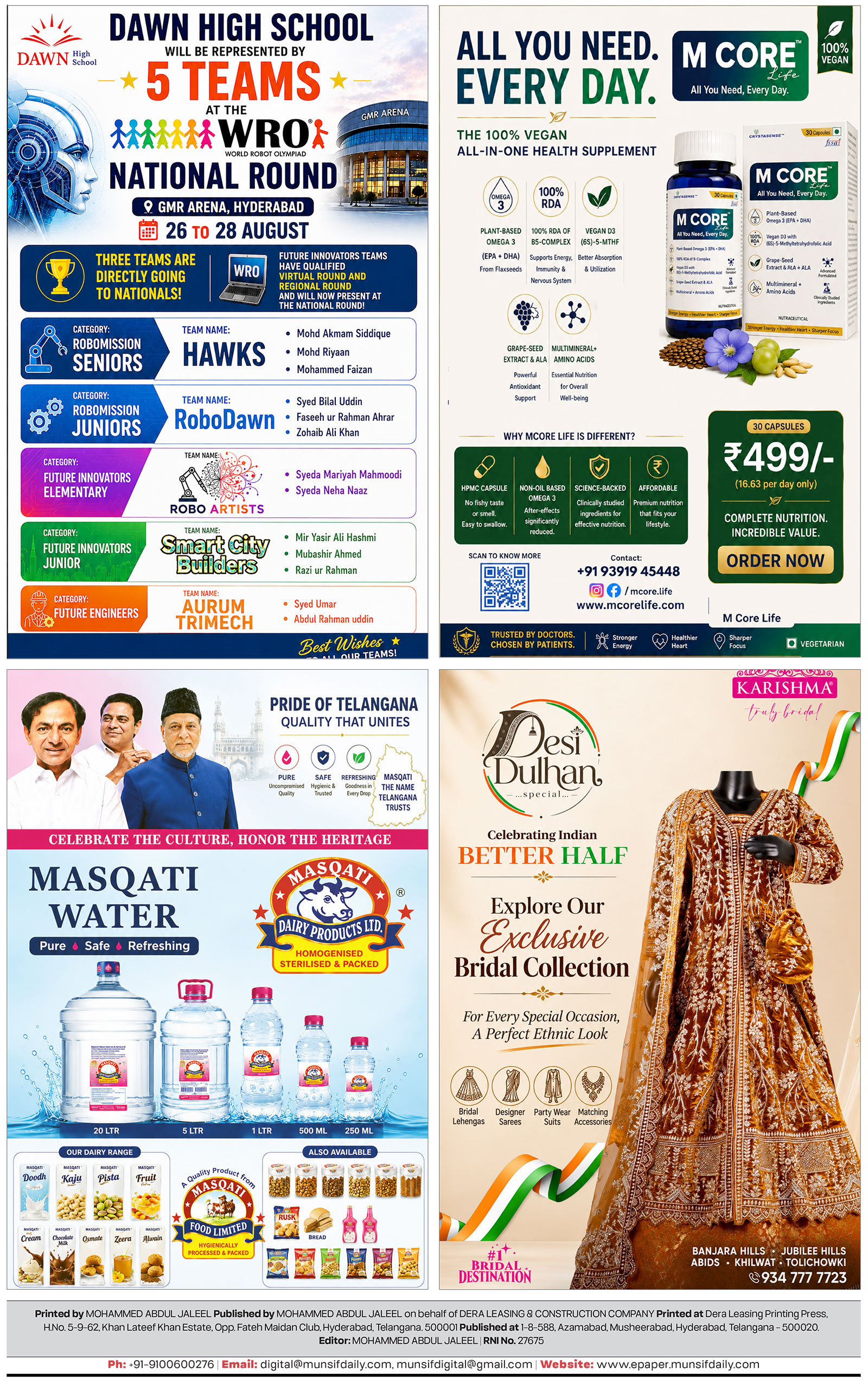 The Munsif English ePaper Page 8 - 26 August 2026